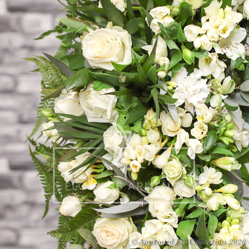 Flowers Shop in Yerevan Flower Delivery in Armenia Round White