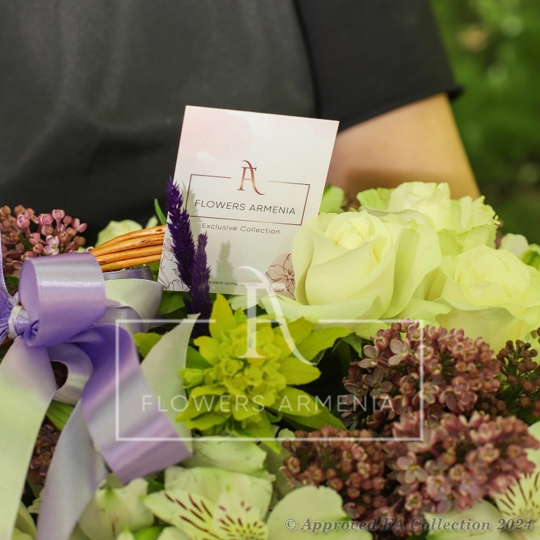 Flowers Shop in Yerevan Flower Delivery in Armenia Floral Basket
