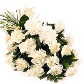 White Carnations Bouquet