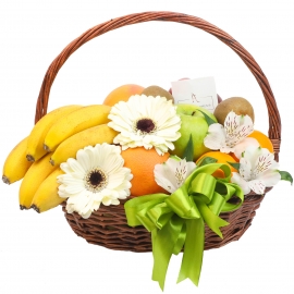 Basket of Fresh Fruits