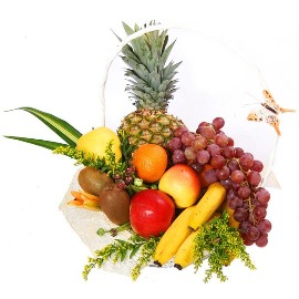 Basket of Sunny Fruits
