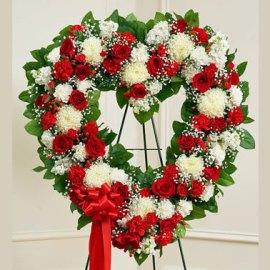 Elegant Heart-shaped Wreath