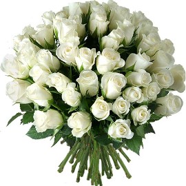  Белых королевских роз