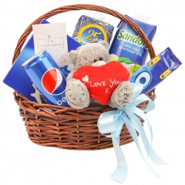 Teddy's Love Basket