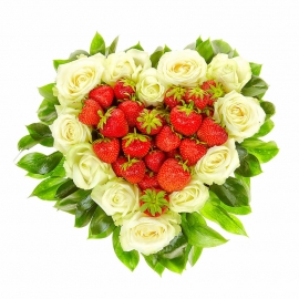 Arrangement «A lover of strawberries»