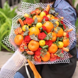 Unique colorful bouquet