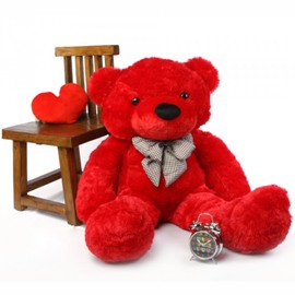 Red Fluffy bear